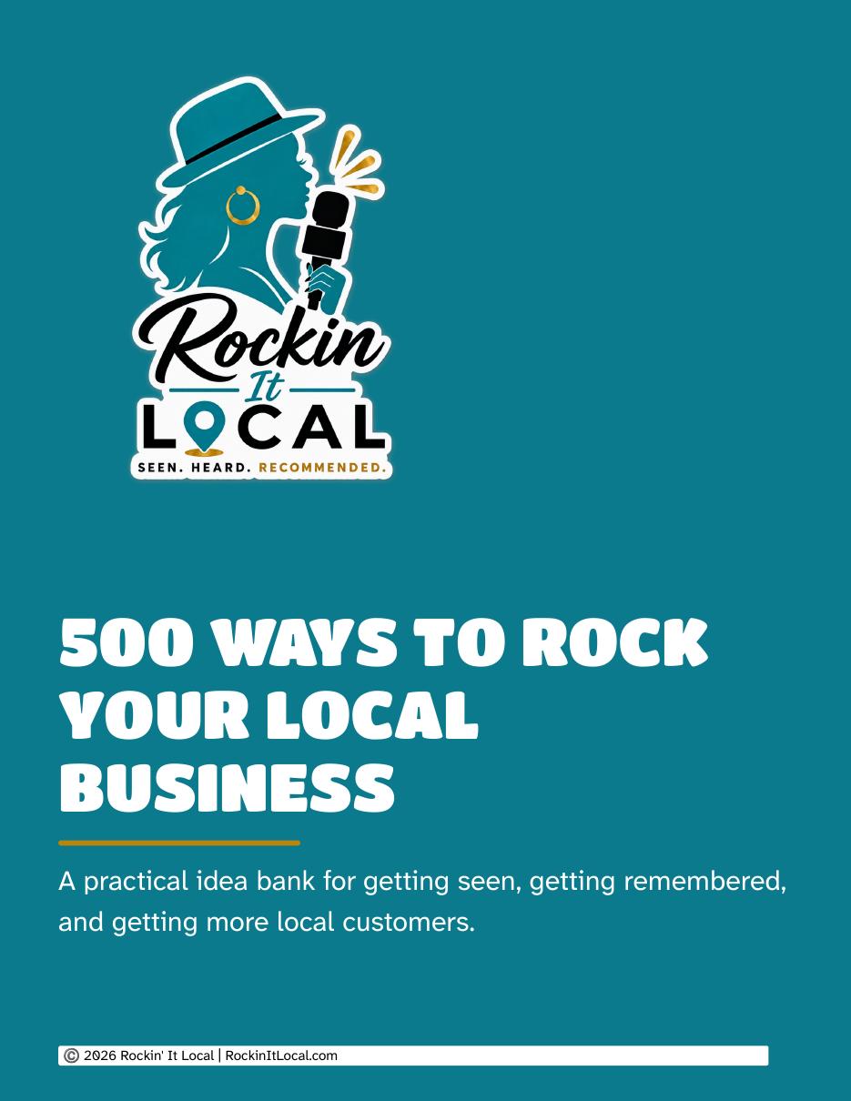 500 Ways to Rock Your Local Business guide cover